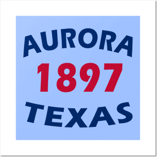 Aurora Texas 1897 Posters and Art